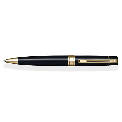 Sheaffer E top GLOSSY BLACK WITH GOLD TRIM BP