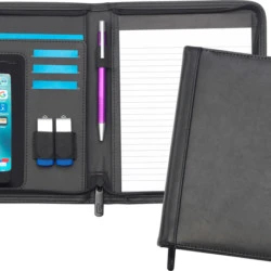 Goudhurst' A5 Bonded Leather Zipfolio